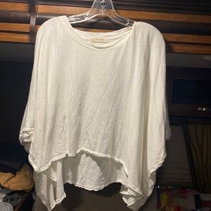We The Free by Free People oversized white shirt